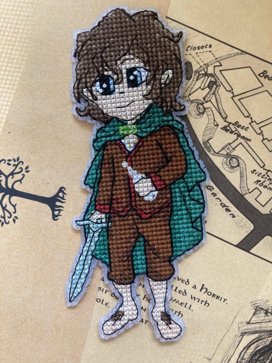 Middle-Earth. Frodo Cross Stitch Pattern фото 3
