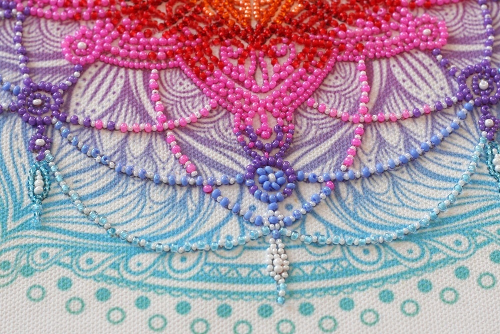 Flower of the East Bead Embroidery Kit фото 4
