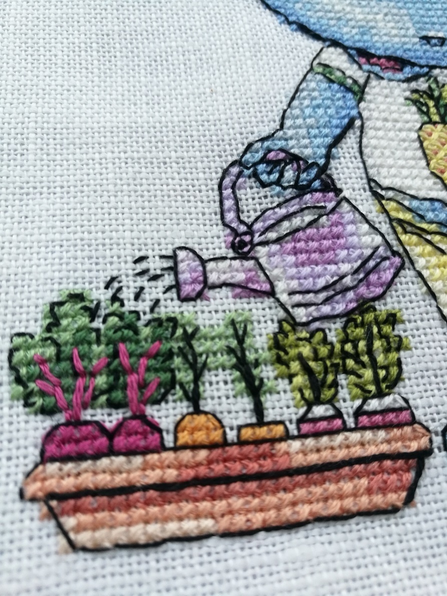Kitchen Gardener Cross Stitch Pattern фото 5