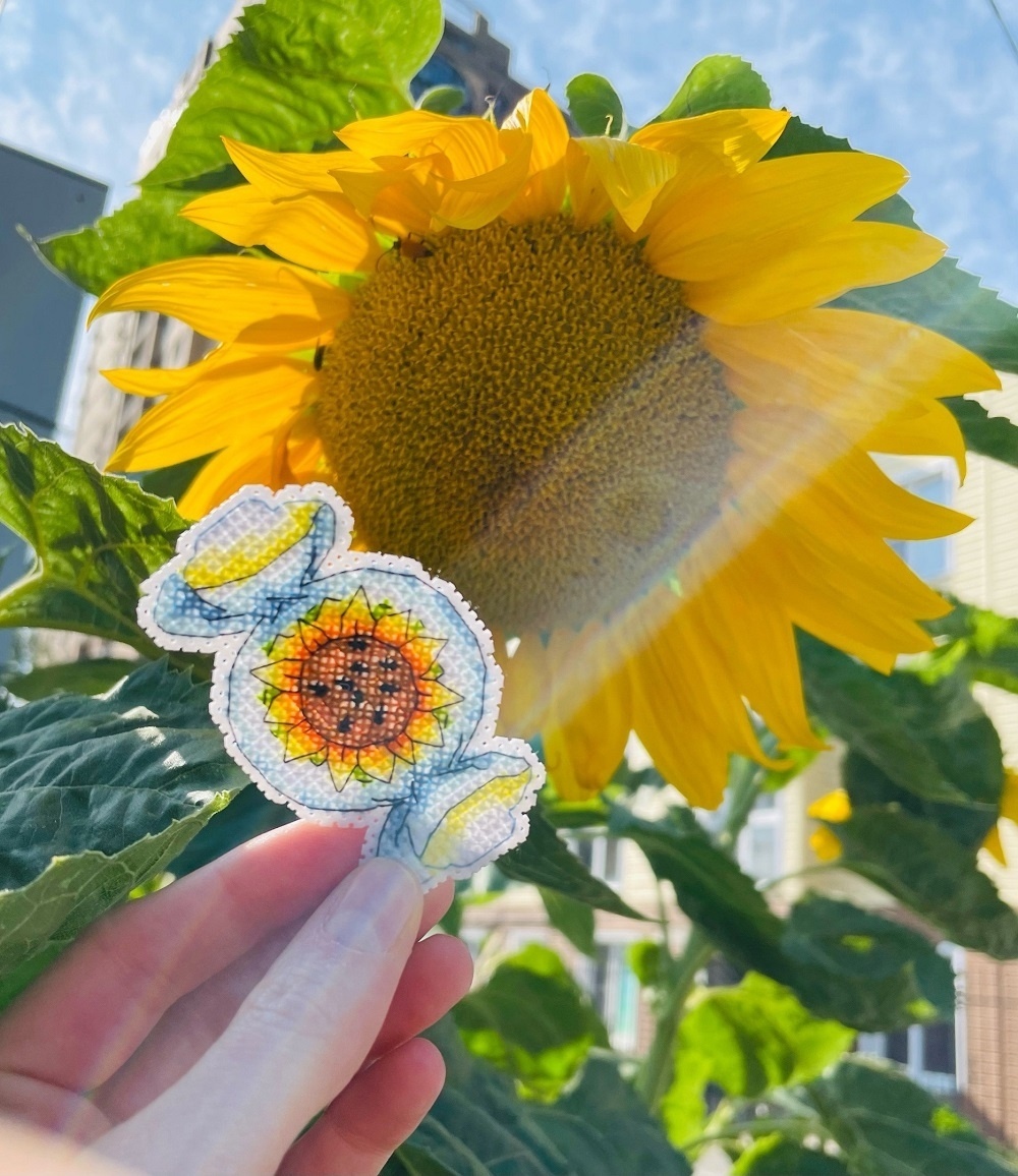 Sunflower Candy Cross Stitch Pattern фото 3