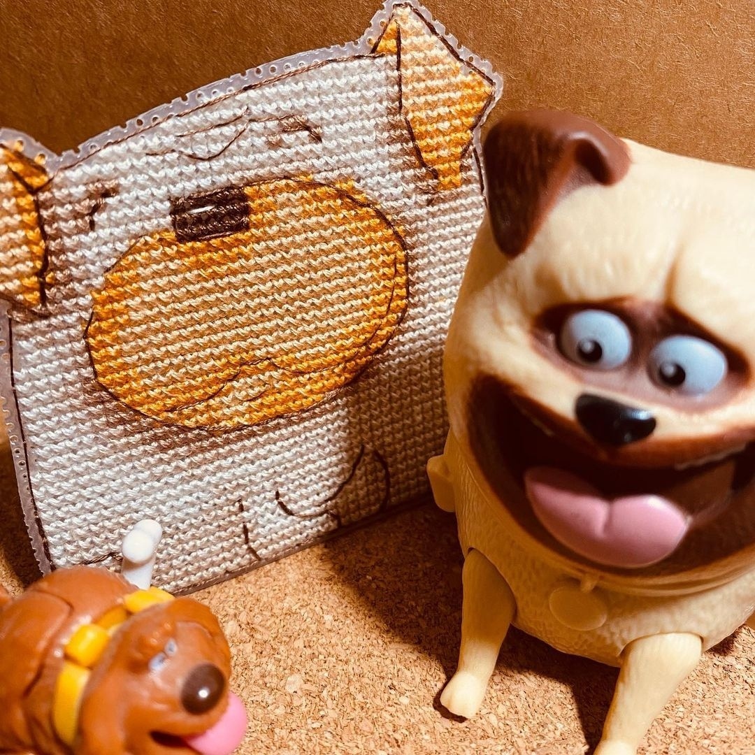 Pug-dog Cross Stitch Pattern фото 11