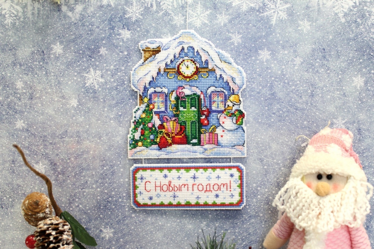 House of Santa Claus Cross Stitch Kit фото 3
