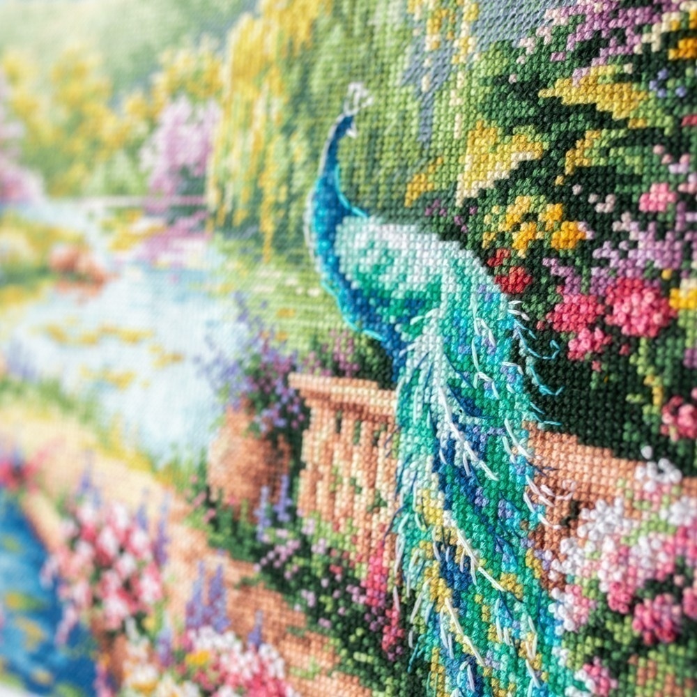 In the Garden of Magical Dreams Premium Cross Stitch Kit фото 10