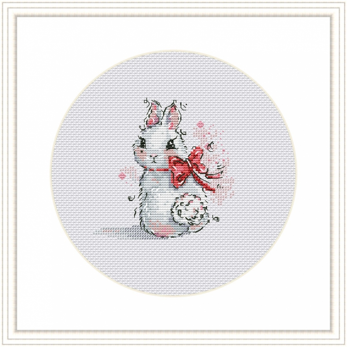 Rabbit M Cross Stitch Pattern фото 3