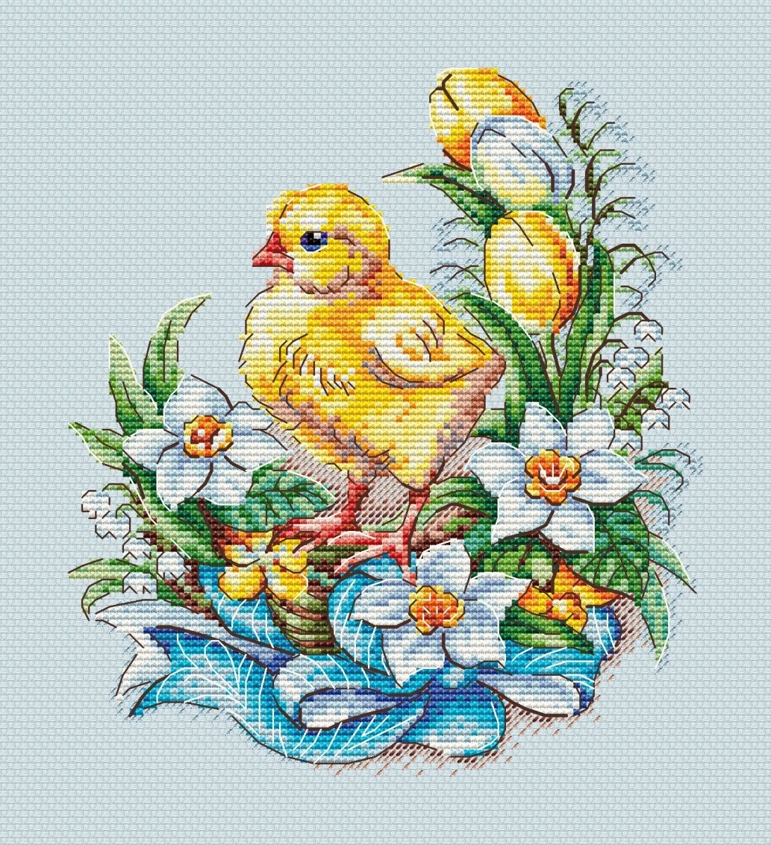 Easter Sampler. Chicken Cross Stitch Pattern фото 2