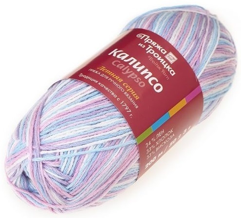 Troitsk Wool Calypso, 34% Linen, 33% Cotton, 33% Viscose 5 Skein Value Pack, 250g фото 16
