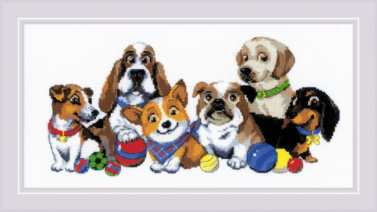 Dog Show Cross Stitch Kit фото 1