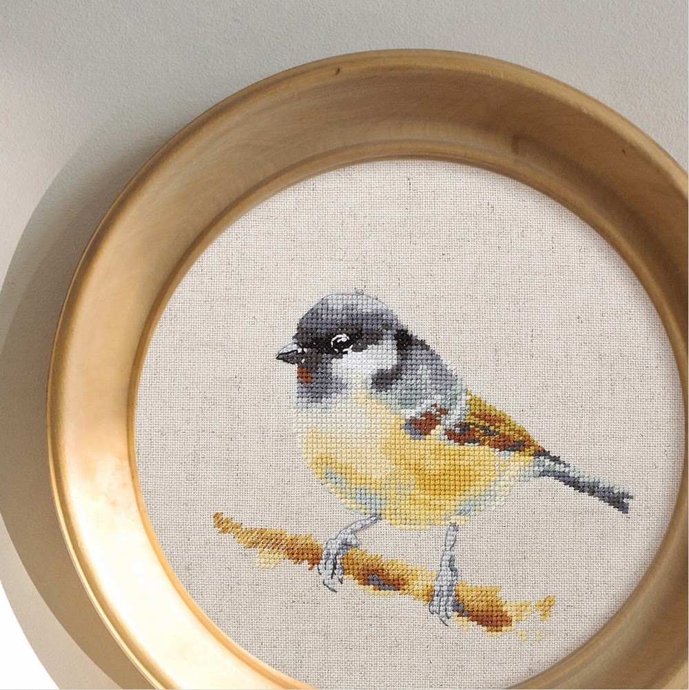 Watercolor Bird Cross Stitch Pattern фото 4