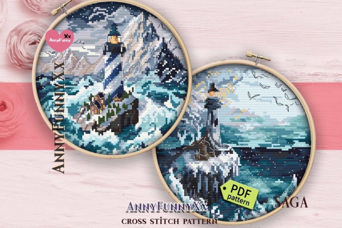 Ice Lighthouses. The Last Stronghold Cross Stitch Pattern фото 15