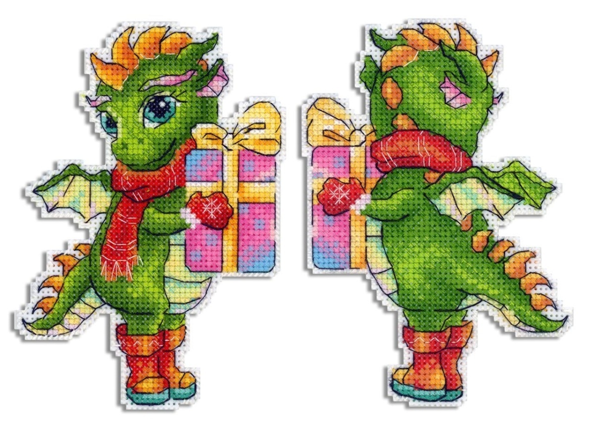 Baby Dragon Cross Stitch Kit фото 1