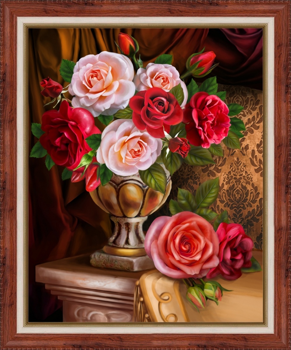 Noble Roses Diamond Painting Kit фото 1