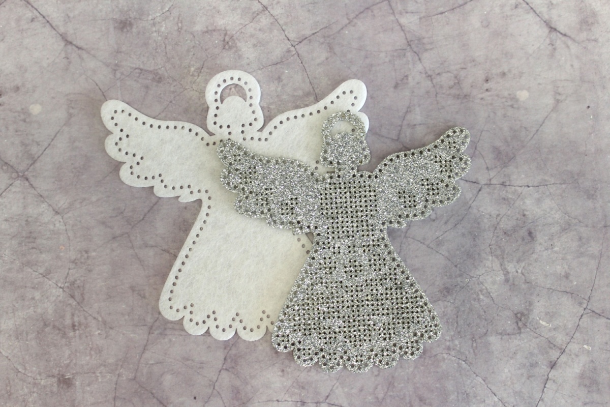 Felt Ornament "Angel" Cross Stitch Kit фото 2