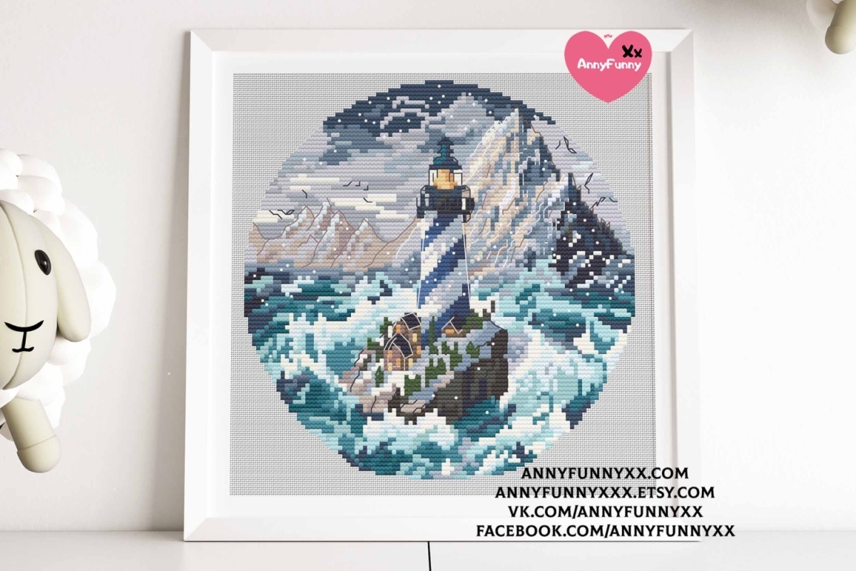 Ice Lighthouses. The Last Stronghold Cross Stitch Pattern фото 6