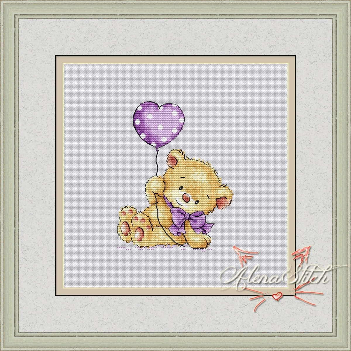 With All My Heart Cross Stitch Pattern фото 1