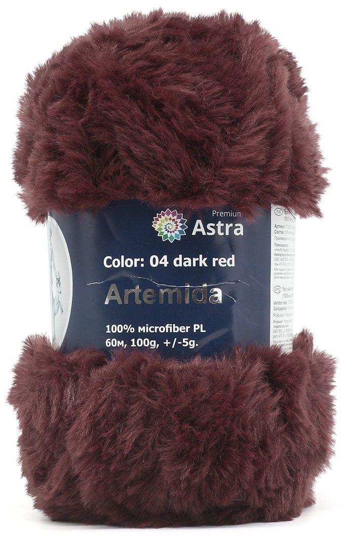 Astra Premium Artemis, 100% Polyester, 3 Skein Value Pack, 300g фото 5