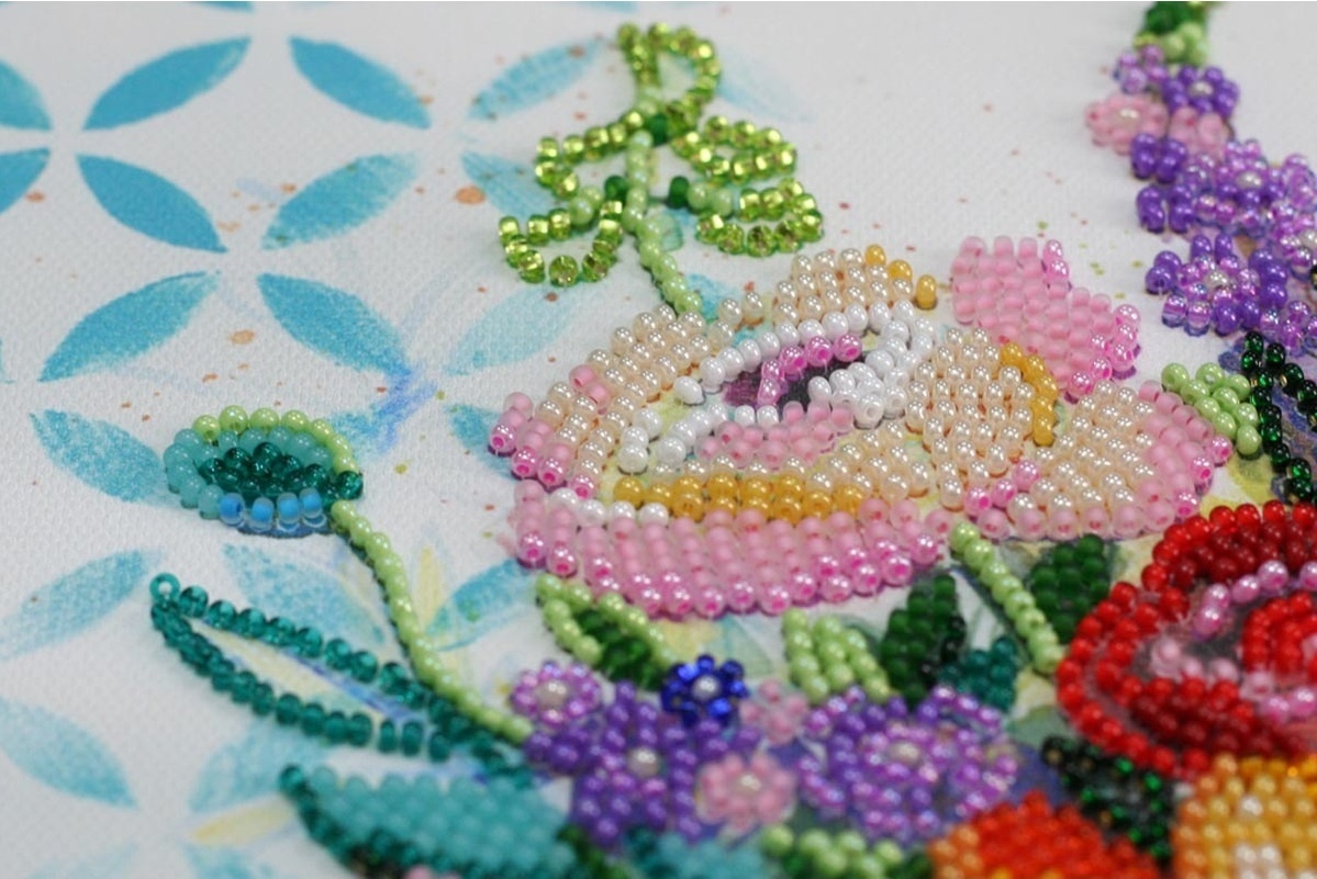 Flower Extravaganza Bead Embroidery Kit фото 3
