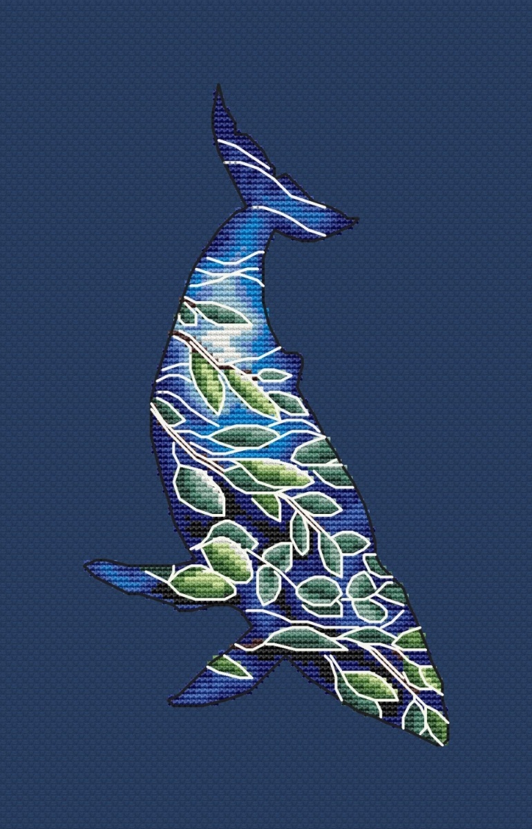 Whale. Spring Dawn Cross Stitch Pattern фото 3