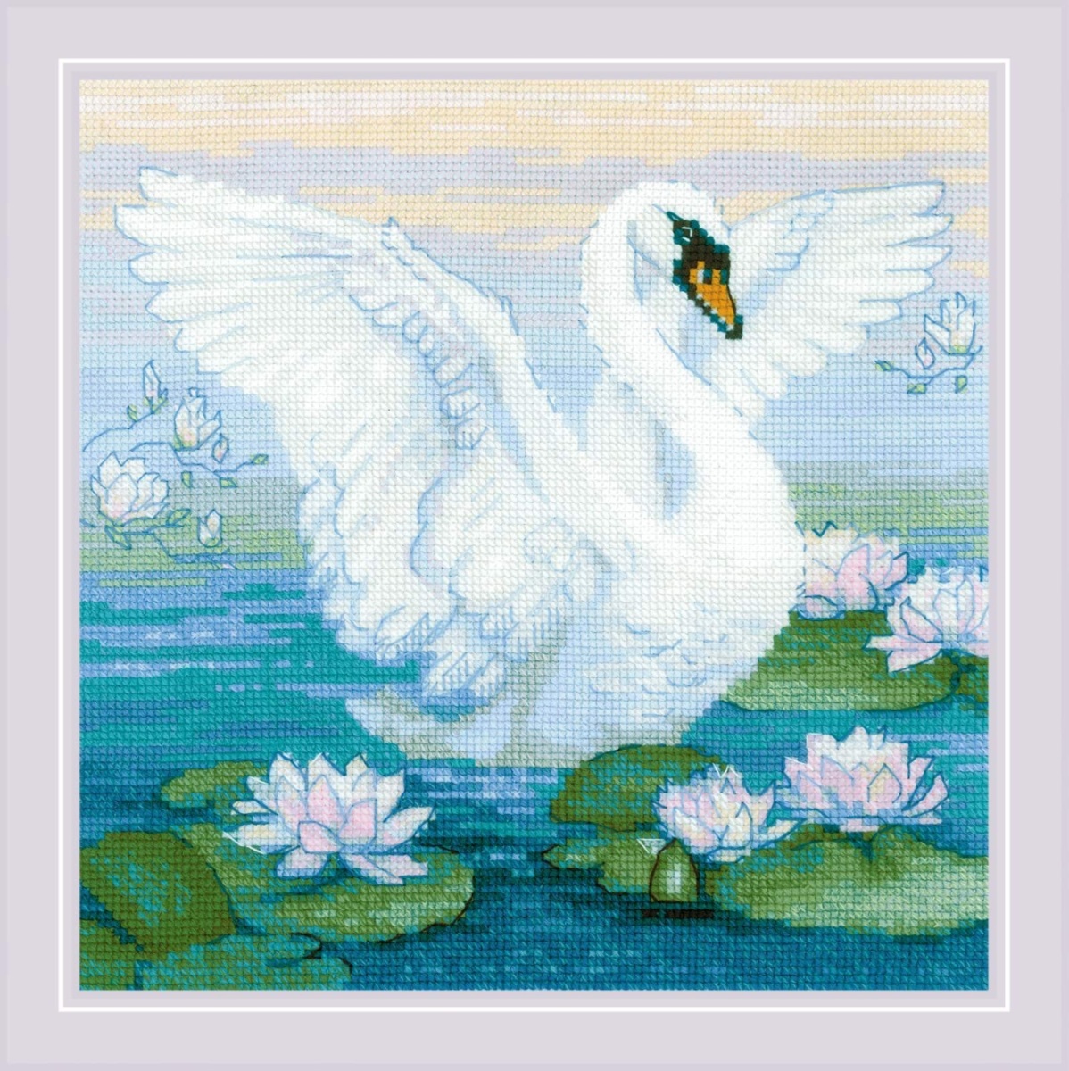 A White Swan Cross Stitch Kit фото 1