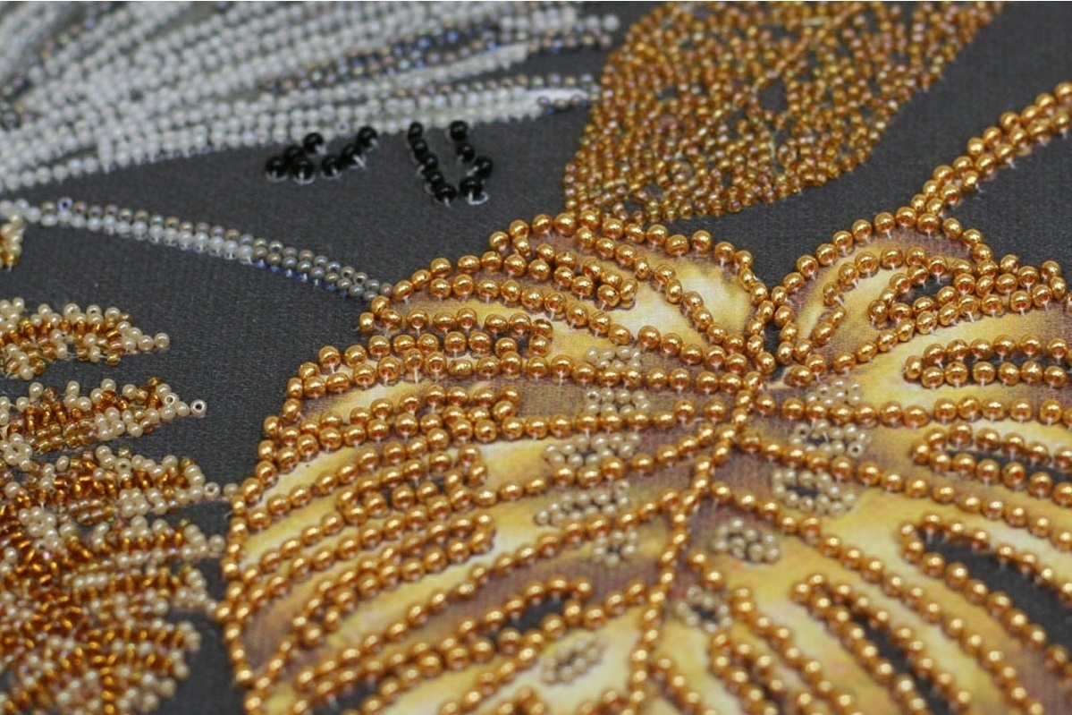 Golden Tropics Bead Embroidery Kit фото 4