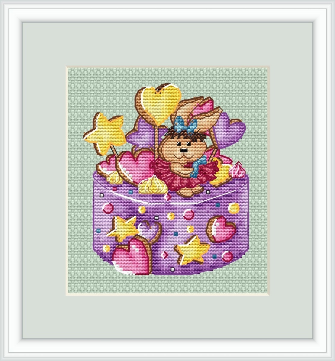 Yummy Cake Cross Stitch Pattern фото 1