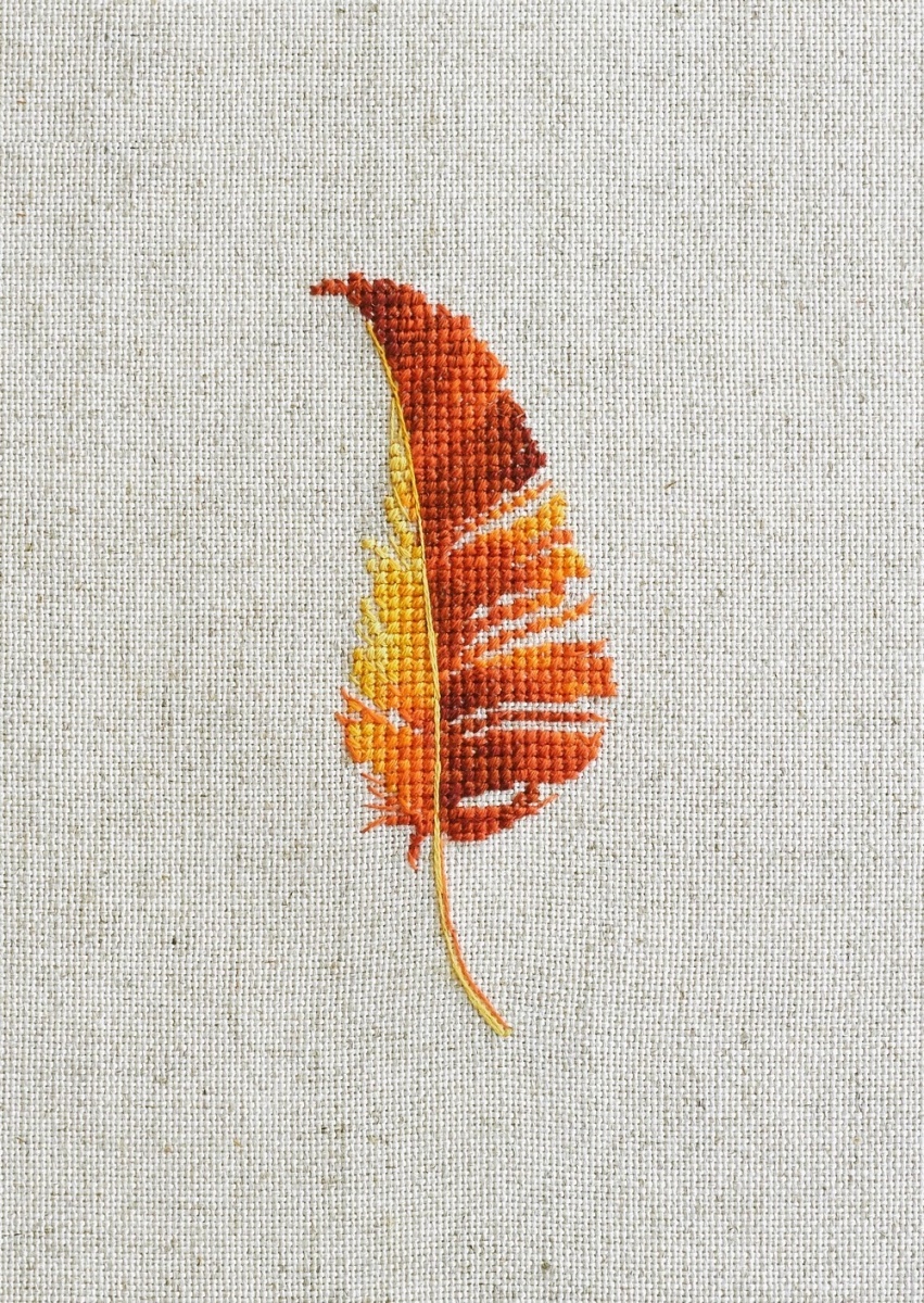 Fire Feather Cross Stitch Pattern фото 2