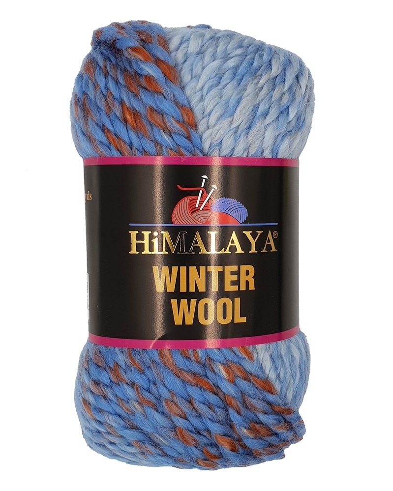 Himalaya Winter Wool 20% wool, 80% acrylic, 5 Skein Value Pack, 500g, code  HWW Himalaya