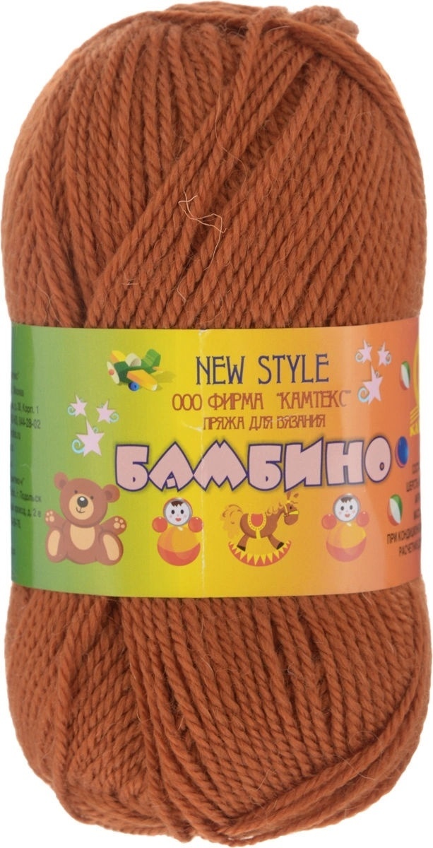 Kamteks Bambino 35% merino wool, 65% acrylic, 10 Skein Value Pack, 500g фото 22