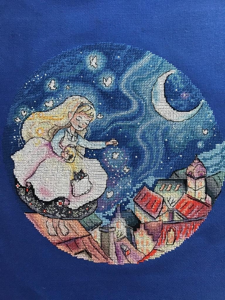Night Fairy Cross Stitch Chart фото 9