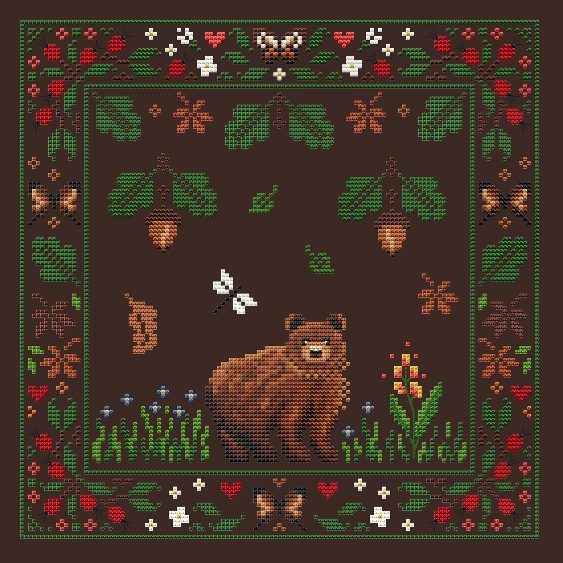 The Owner of the Forest Cross Stitch Pattern фото 5
