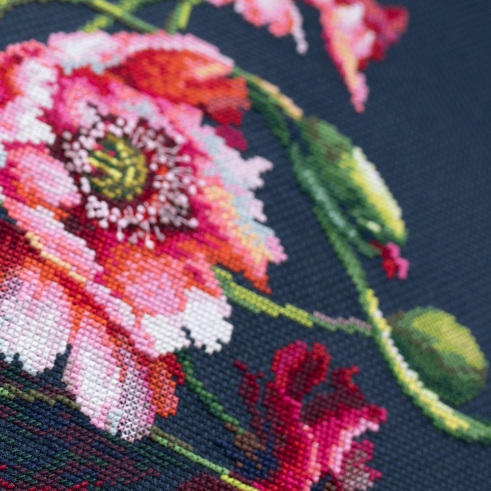 The Mystery Of Poppies Cross Stitch Kit фото 8