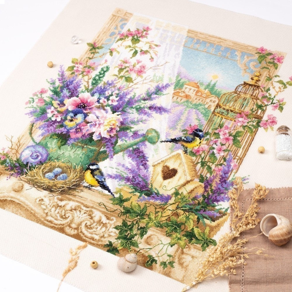 Charming Provence Premium Cross Stitch Kit фото 10