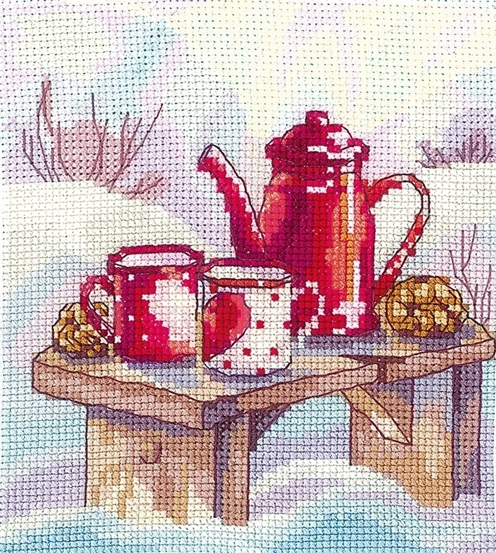 Favorite Tea Cross Stitch Kit фото 1