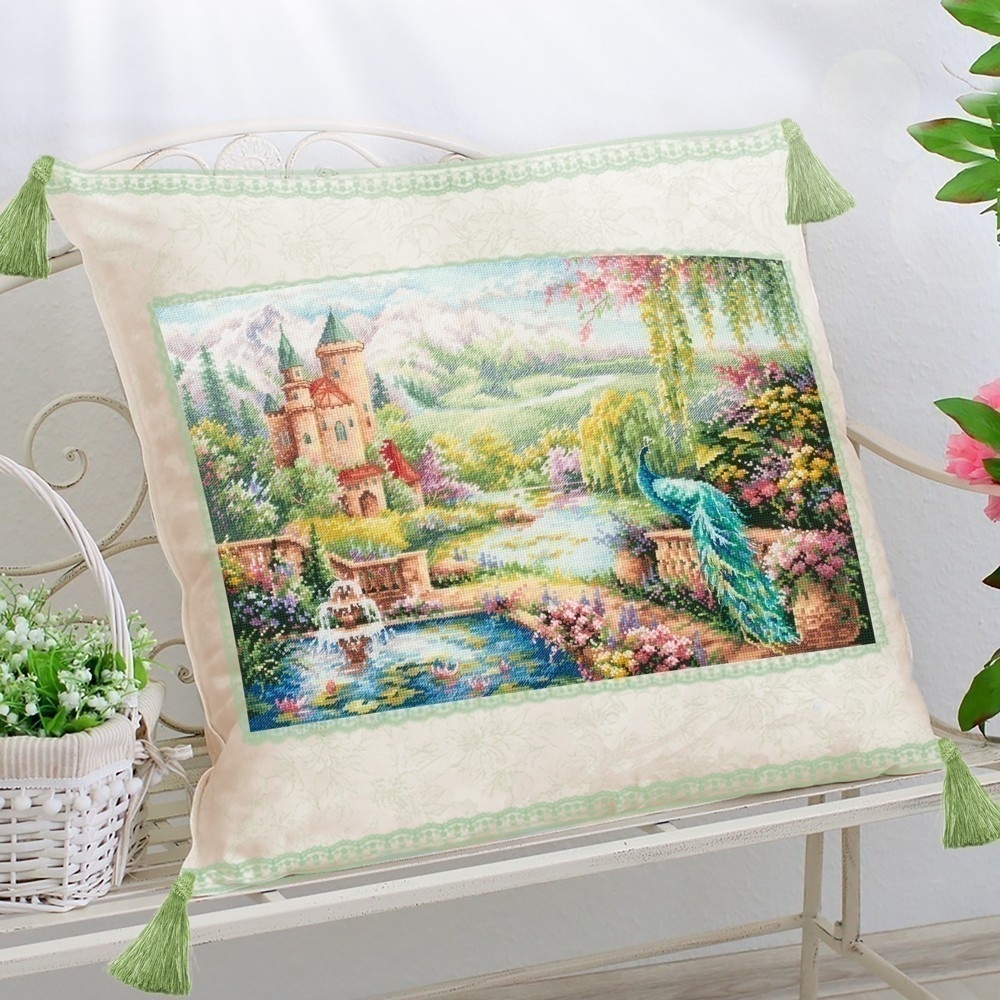 In the Garden of Magical Dreams Premium Cross Stitch Kit фото 4