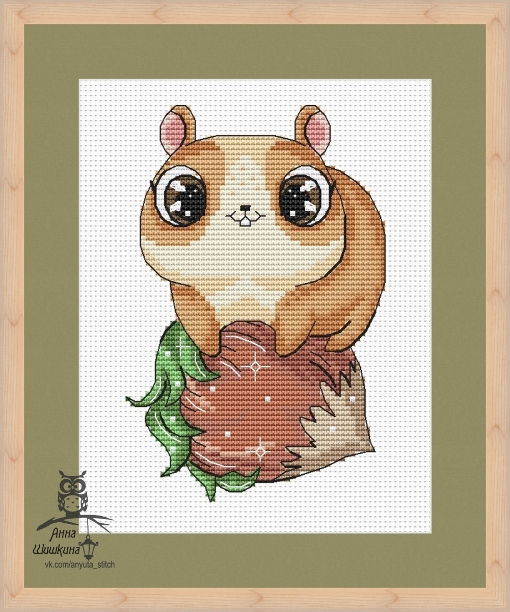 Nut for the Winter Cross Stitch Pattern фото 1