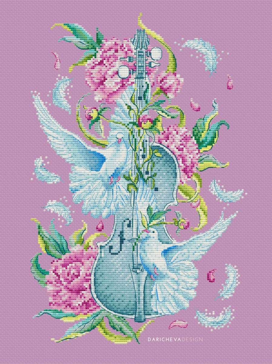 Music of Soul. Adagio Cross Stitch Pattern фото 5