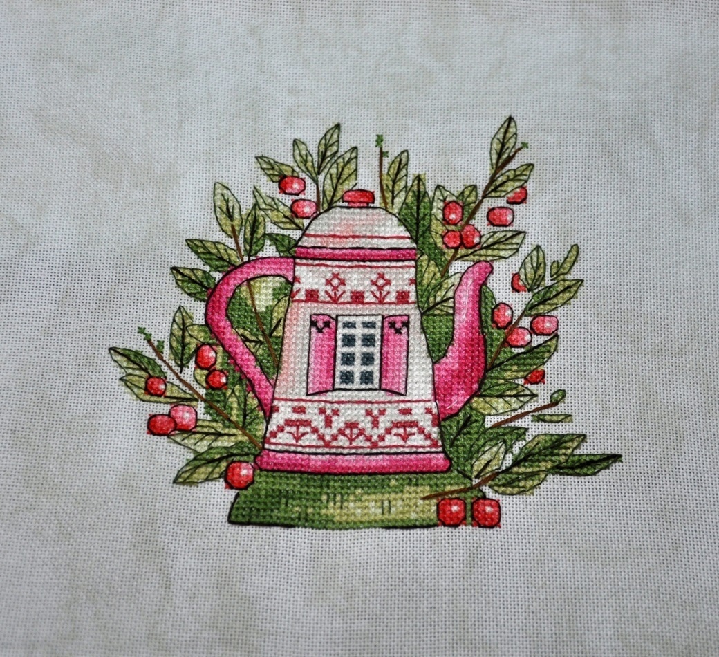Cherry House Cross Stitch Pattern фото 3
