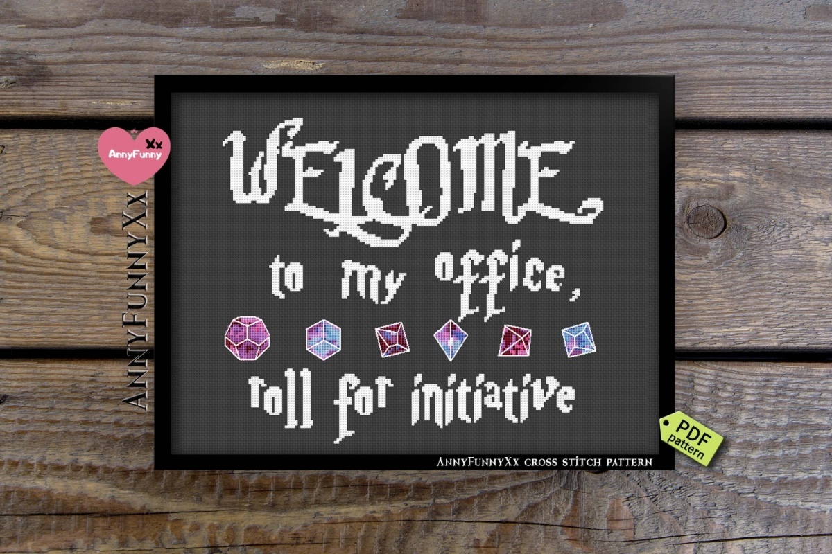 Welcome Sign Cross Stitch Pattern фото 3