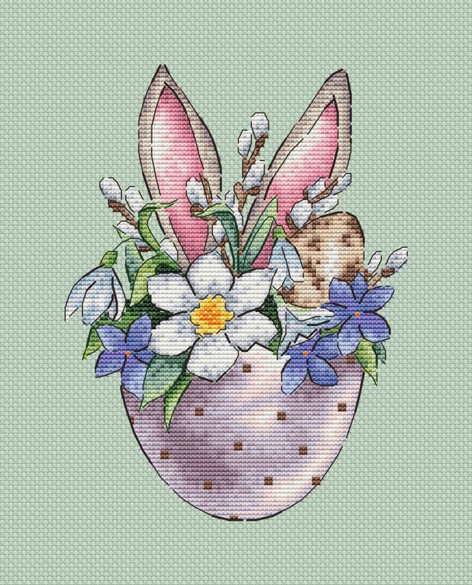 Easter Cross Stitch Chart фото 1