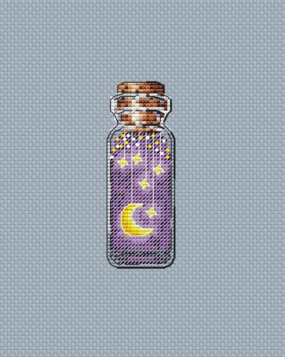 Bottles. To the Stars Cross Stitch Pattern фото 1