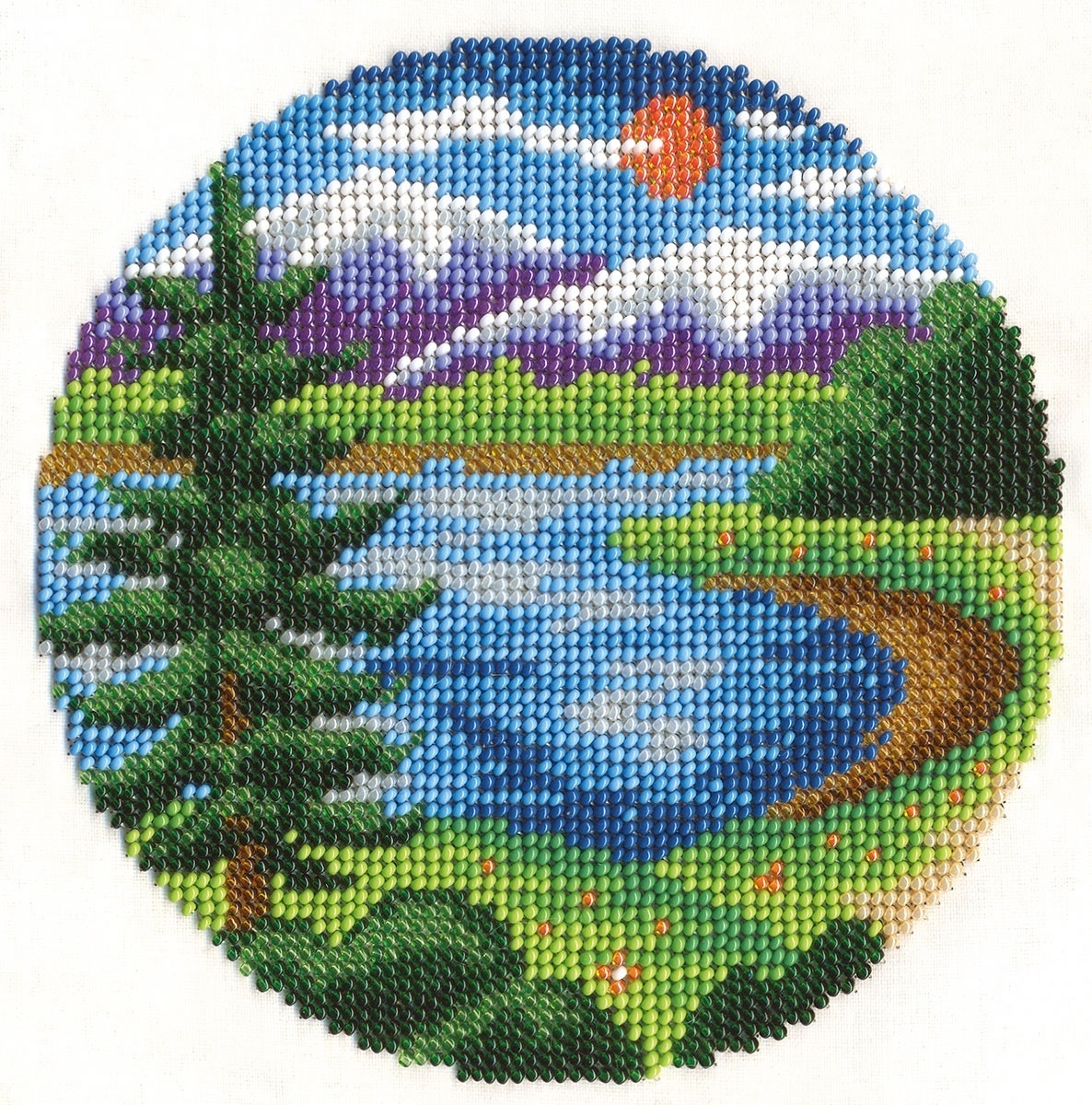 By the Lake Bead Embroidery Kit фото 1