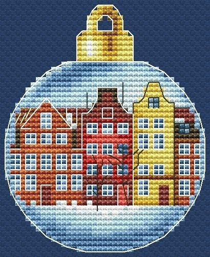 Christmas Bauble. Netherlands Cross Stitch Pattern фото 1