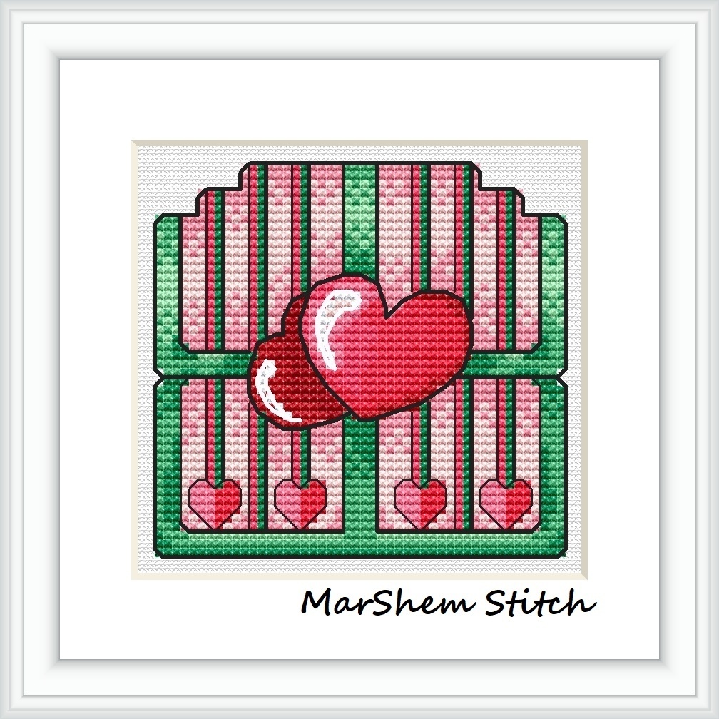 Chest of Love Cross Stitch Pattern фото 1