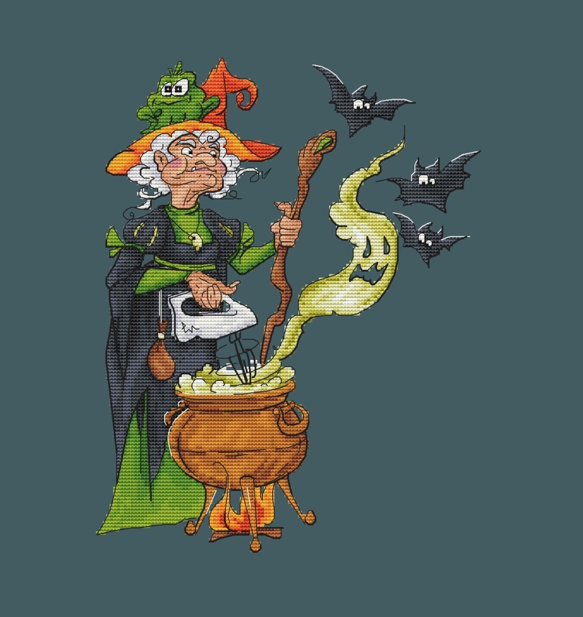 Witch's Potion Cross Stitch Chart фото 2