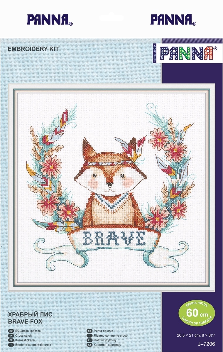 Brave Fox Cross Stitch Kit фото 2