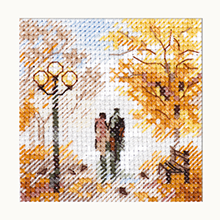 Autumn in the City. Old Park Cross Stitch Kit фото 1
