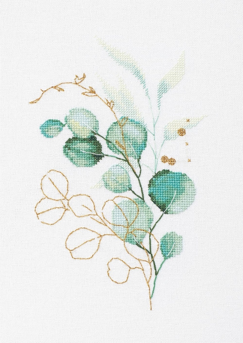 Golden Twigs Cross Stitch Pattern фото 2