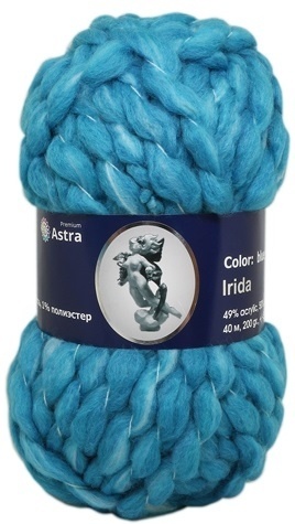 Astra Premium Iris, 50% wool, 49% acrylic, 1% polyester, 2 Skein Value Pack, 400g фото 6