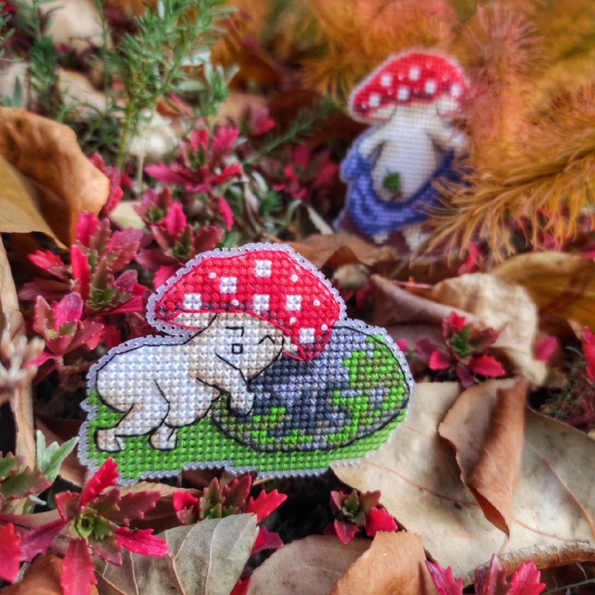 Agaric Stories. Bed Time Cross Stitch Pattern фото 2