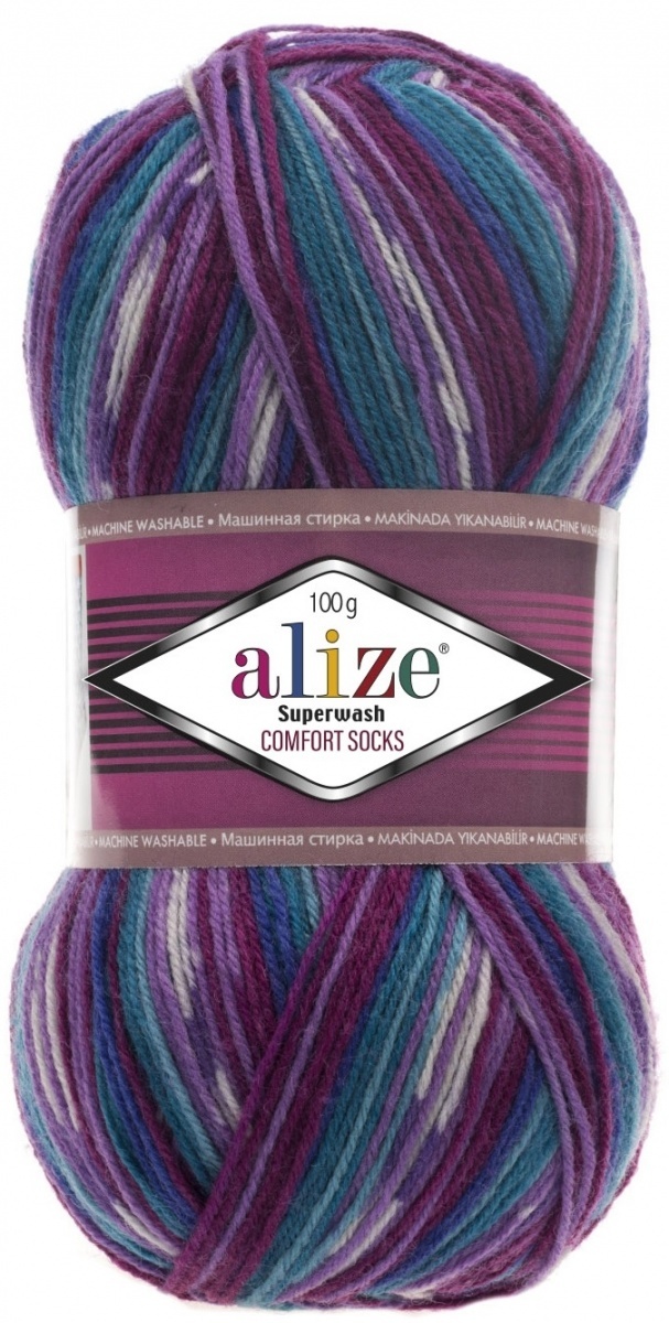 Alize Superwash Comfort Socks 75% wool, 25% polyamide 5 Skein Value Pack, 500g фото 18