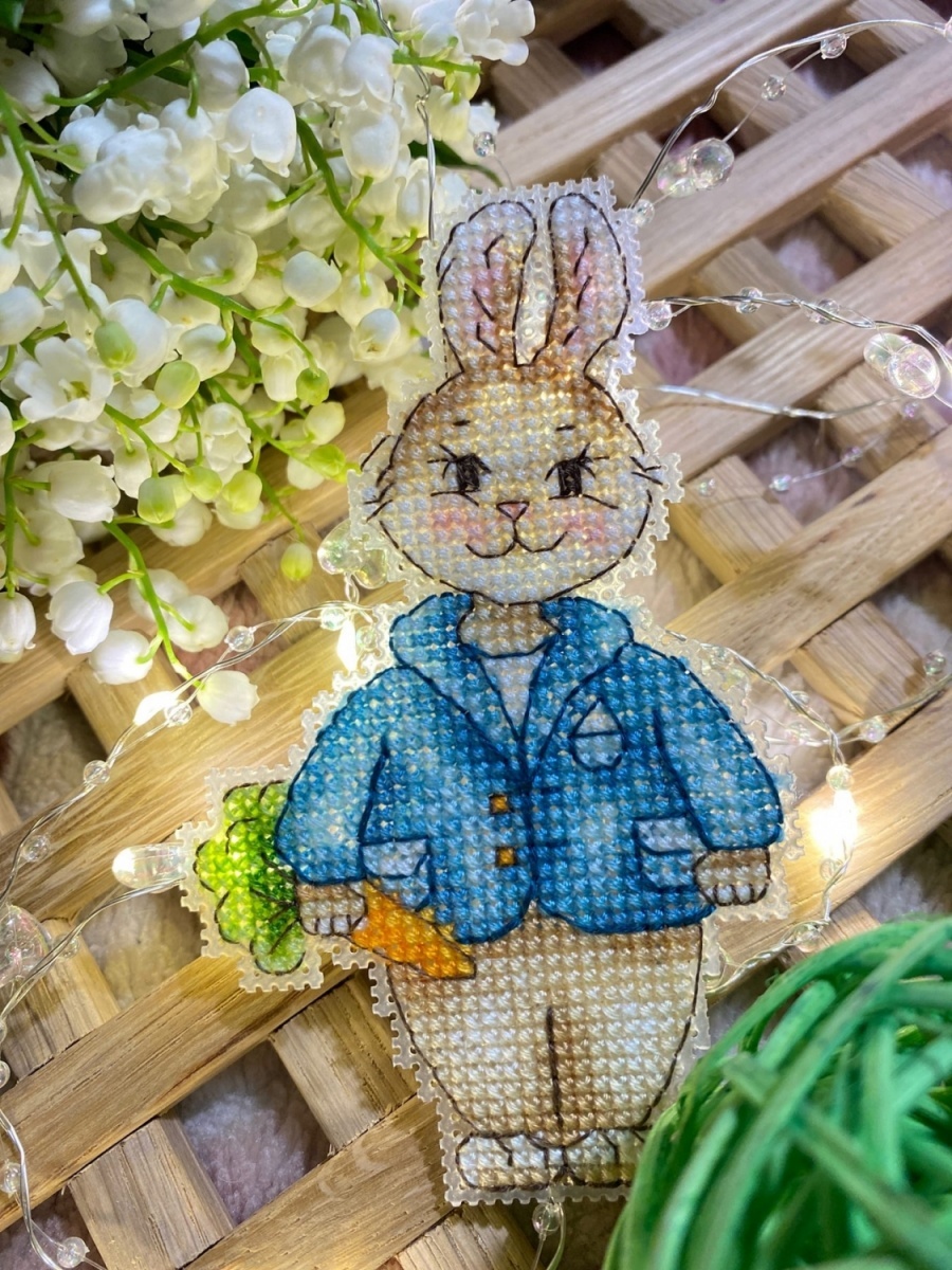 Hare with a Carrot (Father) Cross Stitch Pattern фото 3